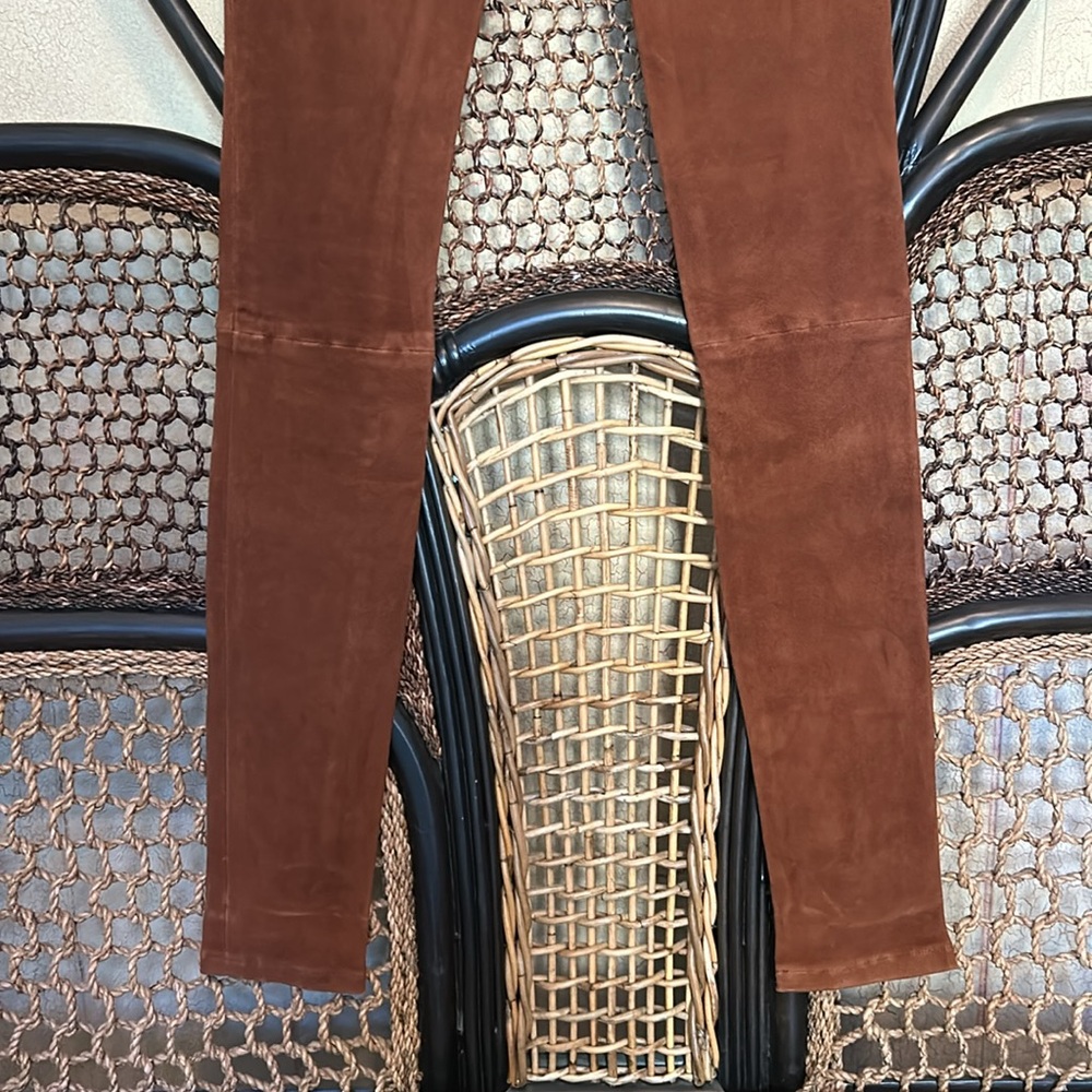 Current Elliot Lamb Suede Leggings - Picture 10 of 11